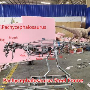 Bosque Jurásico Decoración Animatronic Dinosaurios Realista <span class=keywords><strong>Pachycephalosaurus</strong></span> Modelo - Product Image 5
