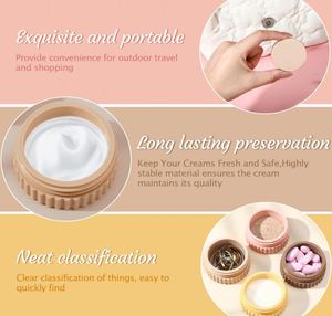 20ml Soft Silicone Travel Jar Leakproof Refillable <b>Container</b> Rubber Seal for Cosmetics Creams <b>Pills</b> Jewelry Portable Toiletry - Product Image 5