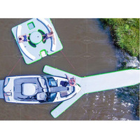 Pour bateau et Yacht Parking Drop Stitch Gonflable Y Pontoon Yacht Flottant Nage Eau Plate-Forme Dock Jet Ski Gonflable Y Dock
