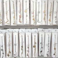 Vente en gros d'usine, bracelets, colliers et boucles d'oreilles tendance de marque de luxe pour femmes, zircon, couleurs mélangées, acier inoxydable