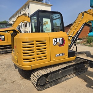 Excavatrice sur chenilles Caterpillar d'occasion fiable, série CAT 305.5E2, 305.5, 5,5 tonnes, avec historique d'entretien, à vendre - Product Image 3