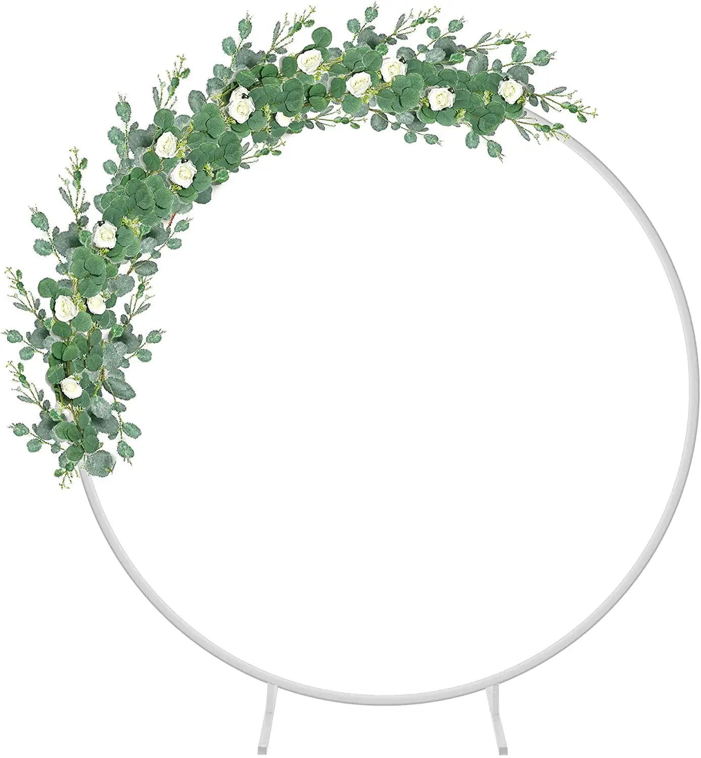 Latar Belakang Bulat Berdiri 6,5 Kaki, Lengkungan Bunga Lengkungan Pernikahan Lingkaran Latar Belakang Balon Bulat Dapat Dilepas Mudah Digunakan Di Hari Rabu