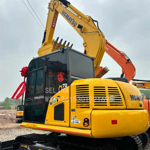 Excavadoras Komatsu PC70 de 7 toneladas usadas, excavadora de orugas en buen estado con motor EPA, componente de Motor Original a la venta - Product Image 5