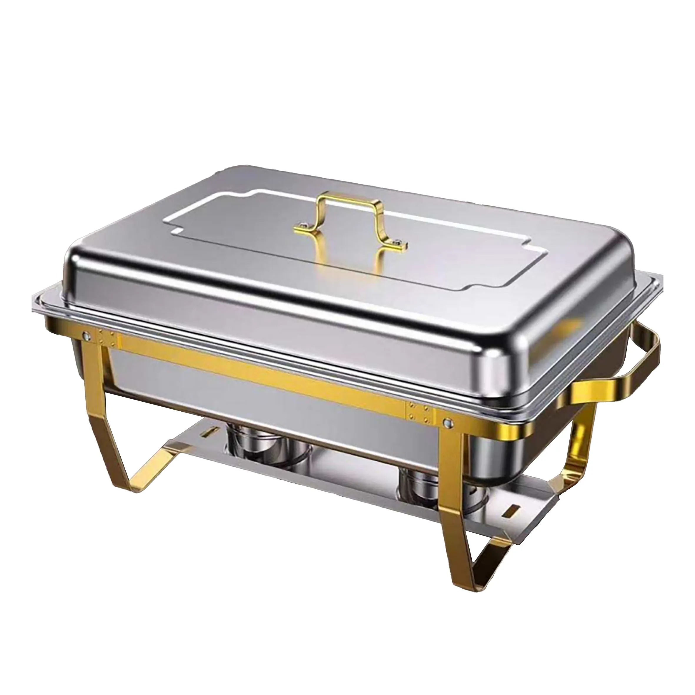 YITIAN Factory Supply Luxury Chafing Dish Buffet Set Stainless Steel Chafing Dishes Heating Display Food Warmer Set