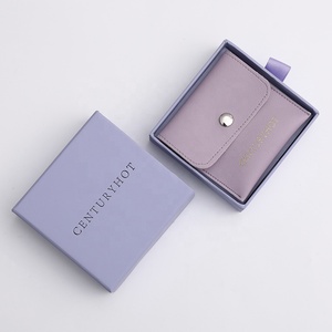 Custom Logo Sliding Jewelry Packaging <b>Box</b> High Quality Lilac Jewelry Drawer <b>Box</b> <b>Gift</b> Packaging for Ring <b>Earring</b> Necklace 9x9cm - Product Image 6