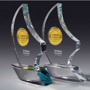 <span class=keywords><strong>ADL</strong></span> Société Événements Pièce D'or Cristal Verre Trophée Récompenses Conception Personnalisée Acrylique Récompenses Avec Mots Et Logo - Product Image 6