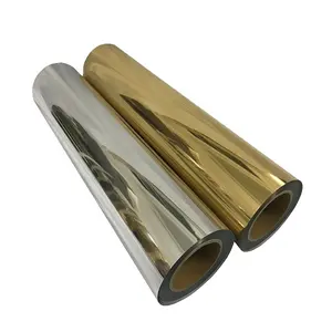 newest gold color vinyl rolls metallic foil heat transfer film for t-shirt jersey