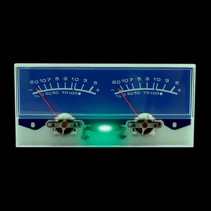 Mini besar Digital Panel menara <span class=keywords><strong>Stereo</strong></span> Dual Analog LED Level Vu Meter indikator penguat suara jarum grosir elektronik - Product Image 2