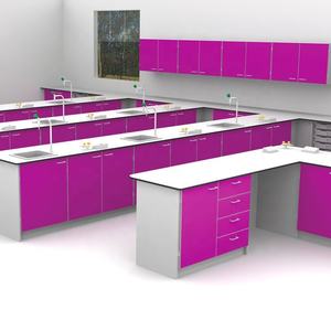 Tavolo da Laboratorio Scolastico Moderno e Versatile con Piano in Fenolico, Lavello Integrato, Montaggio a Pavimento, Ignifugo, Impermeabile, Facile da Pulire, Garanzia 10 Anni - Product Image 6