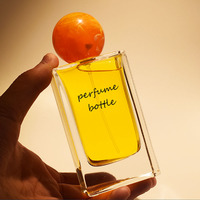 Oem Flacon de parfum en verre cristal Design de luxe 50ml 100ml 80ml Flacon en verre Vaporisateur de maquillage Flacon de parfum avec boîte