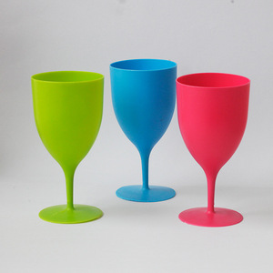 <span class=keywords><strong>Verre</strong></span> à vin en plastique 350ml, gobelets de <span class=keywords><strong>couleur</strong></span> jetables 6 PP <span class=keywords><strong>verre</strong></span> givré tasses hautes - Product Image 4
