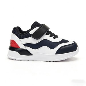 Chaussures <span class=keywords><strong>de</strong></span> sport pour garçons, baskets <span class=keywords><strong>de</strong></span> course en PU et mesh, couleur blanche unisexe, baskets pour enfants personnalisables - Product Image 1