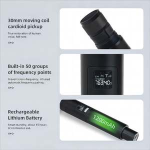 Micrófono profesional inalámbrico de nuevo diseño con micrófono de acordeón inalámbrico de gran precio - Product Image 5