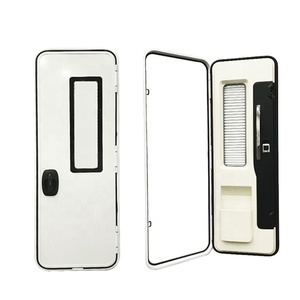 <span class=keywords><strong>Puerta</strong></span> de caravana de venta directa de fábrica de 620x1920mm con cortina y <span class=keywords><strong>Puerta</strong></span> interior antiinsectos para caravana de estilo europeo - Product Image 1