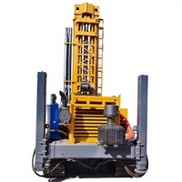 Foreuse pneumatique portable pour puits d'eau, moteur diesel 1000m, machine de forage pour roches dures, Asie du Sud-Est, Afrique, usage agricole