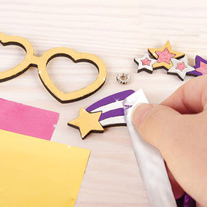 Kit de Arte de Monstruos Adorables con Pompones, Colgante Kawaii de Peluche, Material Plástico, Set de Herramientas Creativas para Manualidades para Niños - Product Image 5