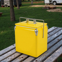 Glacière isotherme portable 13L moderne à compresseur pour camping, pique-nique, barbecue, avec décapsuleur intégré pour une conservation optimale