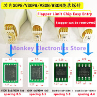Clip de programación SOP8, cable de programación BIOS en circuito, lectura/escritura flash, clip de prueba SOIC8 con pines de resorte, programación integrada
