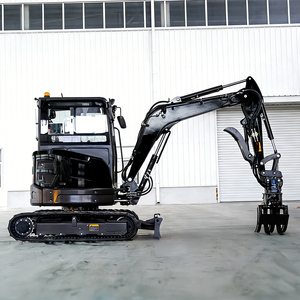 Envío Gratis Excavadora Hidráulica Compacta de 3.5 Toneladas, Mini Excavadora de 1T 2T con Cabina Cerrada, Certificación CE - Product Image 4