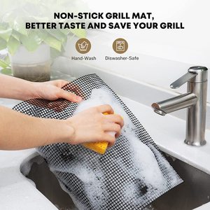 BBQ Set with <b>Grill</b> <b>Mesh</b> Mat <b>for</b> Gas Cooking <b>Grills</b> Durable Cooking Tool - Product Image 2
