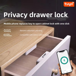 <span class=keywords><strong>Cerradura</strong></span> Electrónica para Muebles con Control Remoto a través <span class=keywords><strong>de</strong></span> la Aplicación Tuya Smart Home, Desbloqueo Remoto, Alta Seguridad, Sin Llave, RFID - Product Image 1