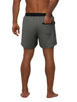Pantalon de plage M-4XL pour hommes Maillot de bain à séchage rapide Couleur unie Poche zippée Capris Short de plage en maille
