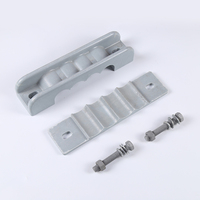 Support de câble en matériau FRP SMC LANWANG pour la fixation de lignes électriques industrielles, support de câble pour 5 câbles