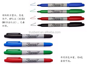 XZ1019 Vente <span class=keywords><strong>en</strong></span> <span class=keywords><strong>gros</strong></span> de stylos marqueurs <span class=keywords><strong>Sharpie</strong></span> noirs 1,0 mm, lot de 8 couleurs, vente chaude, peinture permanente à séchage rapide pour bois, plastique, métal - Product Image 4