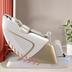 Fauteuil de massage à double moteur <span class=keywords><strong>pour</strong></span> soulager le dos et favoriser le sommeil, massage profond 4D+3D avec fonction de balancement <span class=keywords><strong>pour</strong></span> la méditation - Product Image 1