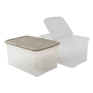 Storage <b>Box</b> Marea 570x390x290mm Plastic <b>With</b> <b>Lid</b> For Home Organization - Product Image 3