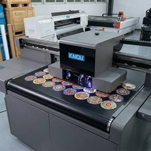 Machine d'<span class=keywords><strong>impression</strong></span> haute productivité KO900 avec système de positionnement visuel CCD, imprimante UV grand format à plat, imprimantes à jet d'encre à numérisation automatique - Product Image 2