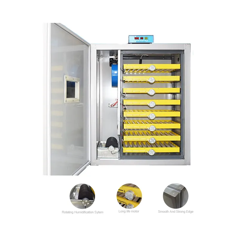 Incubadora automática de huevos de pato y pavo, gran capacidad, 2112-3168