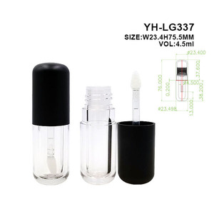 LG337 Custom Lipgloss Tubes Abs/Petg <b>Lip</b> <b>Gloss</b> Wand Tubes 4.5ml Empty <b>Lip</b> <b>Gloss</b> Tubes With Brush Screw Cap Cosmetic - Product Image 1