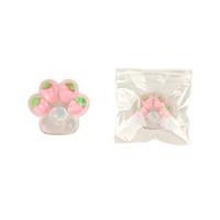 Jouet Squishy Patte de Chat Mignonne en TPR, Rempli d'Eau, Paillettes Fruitées, Jouet Anti-Stress Liquide Kawaii, Cadeau pour Enfants, Idéal pour Fêtes