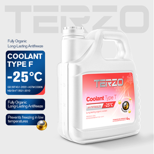 Liquide de refroidissement pour moteur TERZO, type T, rouge, -25°C, GB 29743 2023, pour radiateurs de voiture - Product Image 2