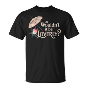 ¿No sería genial? Camiseta de teatro musical para adultos, unisex, negra - Product Image 1