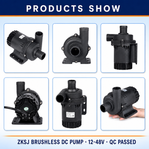 ปั๊มน้ำ ZKSJ 48V ระยะส่ง 10 เมตร อัตราการไหล 13500 ลิตร/ชม. ปั๊ม DC แบบไร้แปรงถ่าน IP68 ช่องทางน้ำเข้า-ออกขนาด 38 มม. พร้อมตั้งค่าความเร็วได้ - Product Image 3