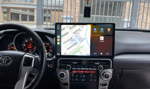 Radio Android de 15.6 Pulgadas con GPS, Navegación, Carplay, Reproductor de DVD, DSP, <span class=keywords><strong>MP3</strong></span> Integrado para Toyota 4Runner 2010-2022, Pantalla Táctil - Product Image 3