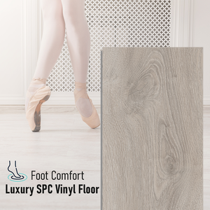Plancher en vinyle SPC LVT large, résistant à l'usure, imperméable, de luxe, pour intérieur, vente en gros, 9 po x 48 po, 4-8 mm - Product Image 3