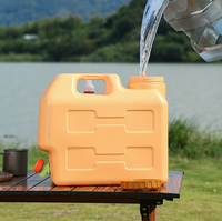 Bouteille de désinfectant pour les mains, seau à eau avec robinet, camping en plein air, voyage en voiture, réservoir de stockage d'eau
