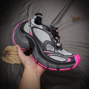 Baskets Chunky en Maille Respirante avec Semelle Plateforme en Caoutchouc Rétro, Amortissantes et Antidérapantes, Idéales pour le Quotidien des Hommes - Product Image 1