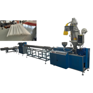 Máquina de producción de pajitas de bebidas coloridas de plástico 600-1400 pcs/min Máquina de fabricación de palitos de piruletas de plástico - Product Image 1