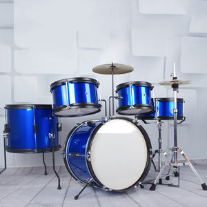 Juego de Batería Profesional Personalizado para Niños con 5 Tambores (Incluye Tambor de Percusión) y 2 Platillos - Ajustable, Ligero y Portátil - Product Image 3