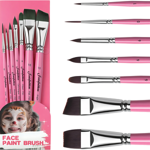 Pinceaux de maquillage synthétiques personnalisés à marque privée, ensemble professionnel de pinceaux pour <span class=keywords><strong>peinture</strong></span> faciale, pinceaux doux pour <span class=keywords><strong>peinture</strong></span> corporelle en gros pour le maquillage - Product Image 1