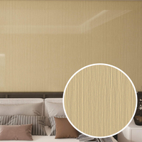 Revêtement mural en PVC imitation marbre, design grain de pierre de luxe personnalisé, résistant aux UV et imperméable, pour appartement et bureau.