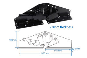 Mecanismo de Sofá Cama, Mecanismo de <span class=keywords><strong>Cuatro</strong></span> <span class=keywords><strong>Pasos</strong></span>, Sofá Convertible en Cama, Bisagra Plegable para Sofá Cama - Product Image 6