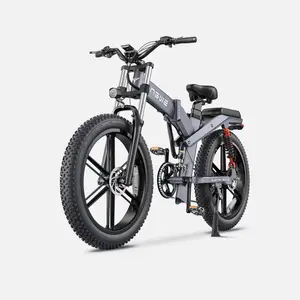 EU US UK Dropshipping ENGWE X26 ebike 48V 28Ah 1000W with china manufacturer 26*4.0inch fat tires off-road electric Bike