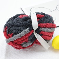 Factory Outlet High Quality Organic Chenille Crochet Blanket Hand Knitting 500g Chunky Chenille Jumbo Chunky Yarn