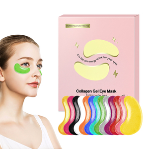 0728 Moisturizing Anti-wrinkle Repairing Organic Seaweed <b>Eye</b> Gel Pads Collagen Snail Mucin Sensitive Skin Hydrogel Patches - Product Image 1