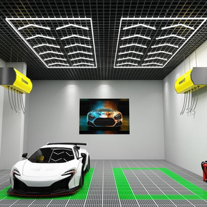 Plafonnier commercial Carauto 6500K blanc froid super lumineux 220V CRI90 LED en nid d'abeille lave-auto DIY - Product Image 6